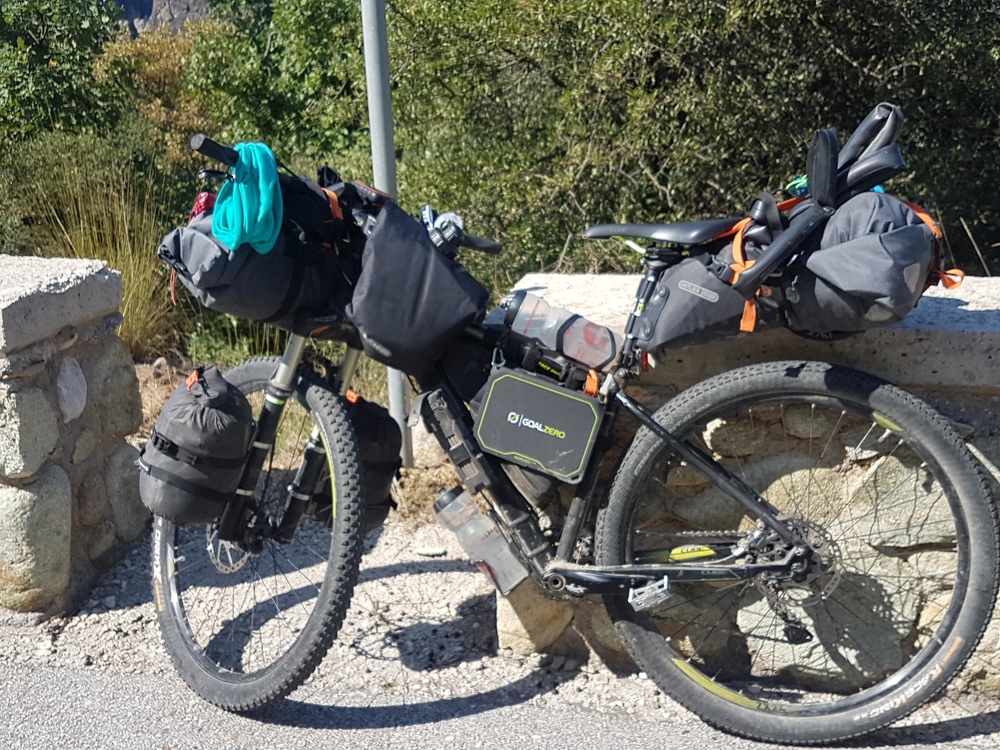 bikepacking front bag