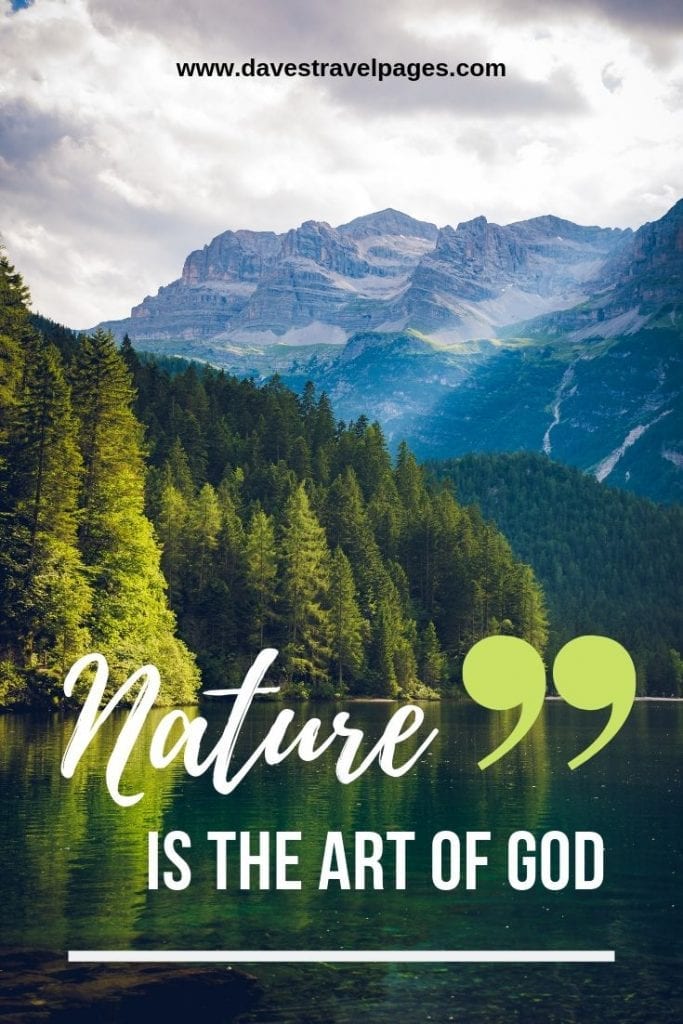 Nature Quotes - Inspirational sayings and quotes about nature