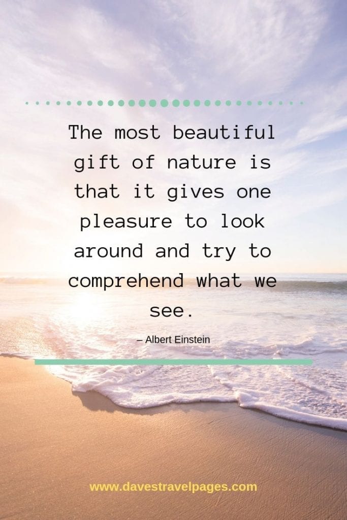 Best Nature Quotes - Inspirational sayings and quotes about nature