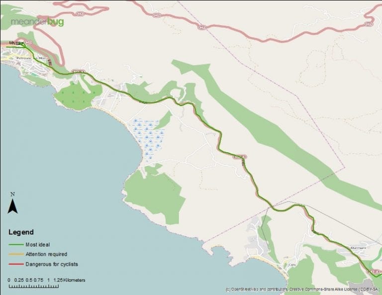 Montenegro Bicycle Touring Maps - MNE27 2 768x593