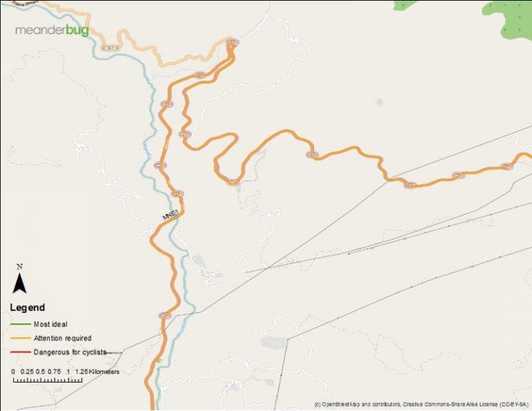Montenegro Bicycle Touring Maps - Mne1 2 768x593