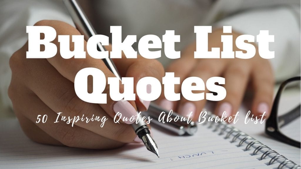 bucket list travel quotes