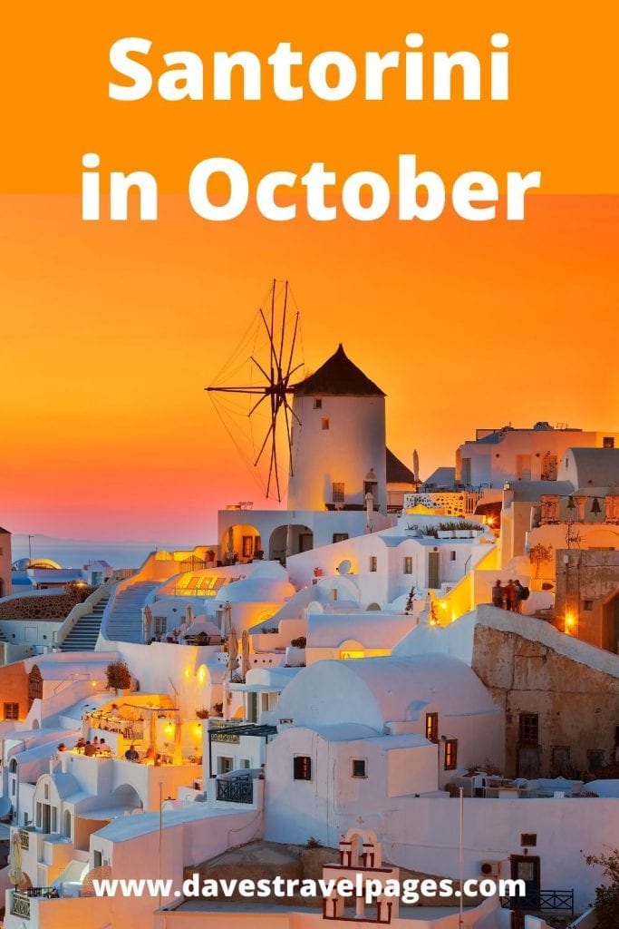 Santorini in October Warm, Ideal For Off Season Travelers