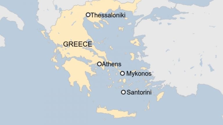 Map Of Greece And Greek Islands 768x432 