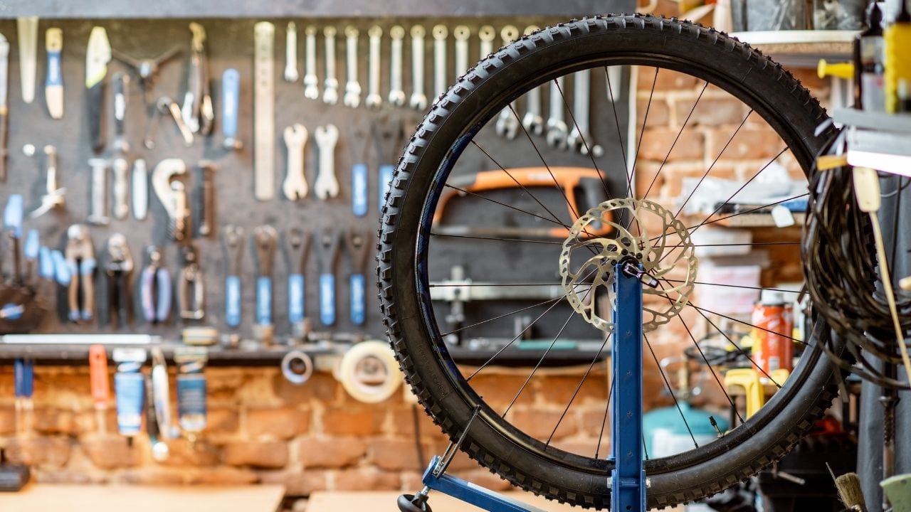 repair bike at home